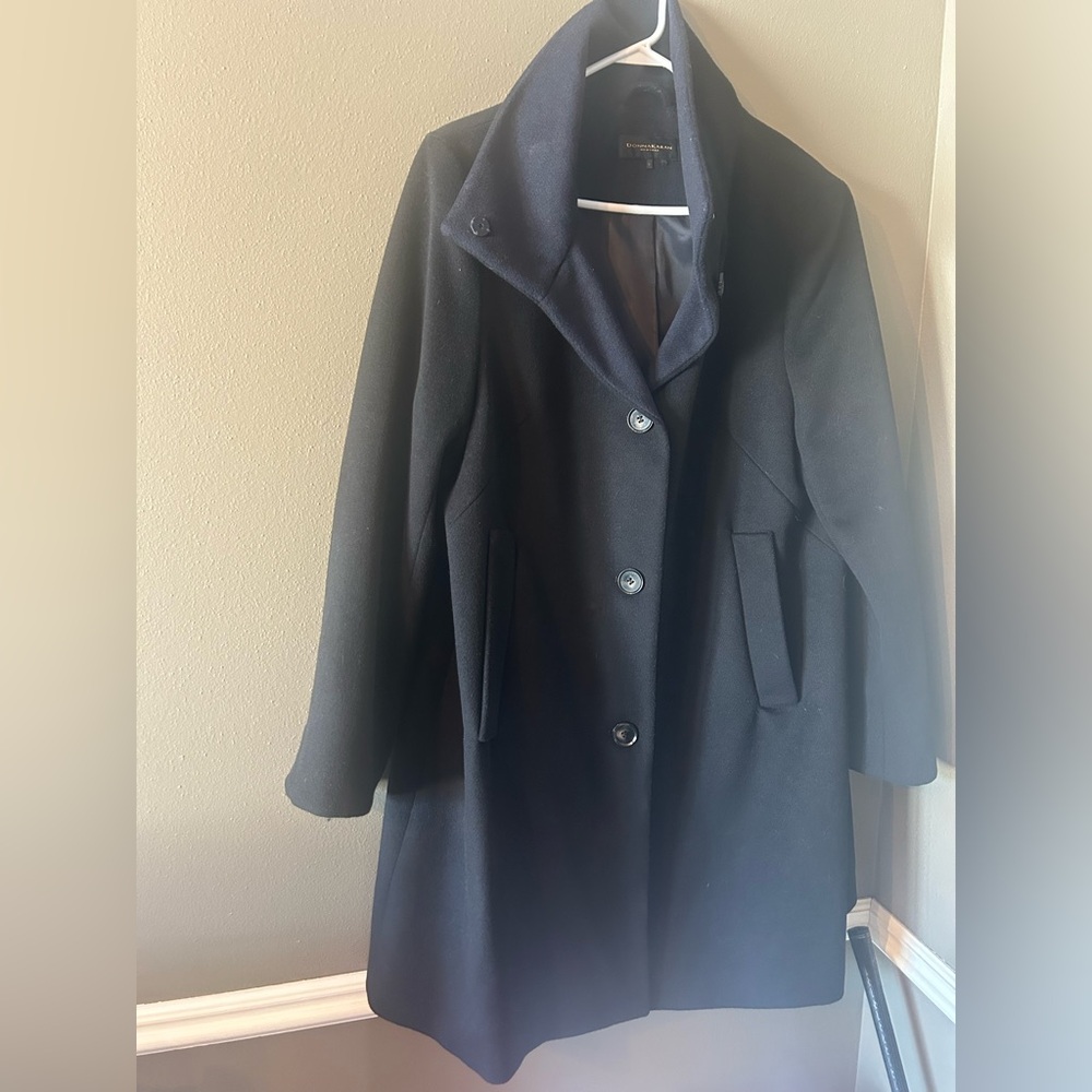 Donna Karan Elegant Black Women's Coat